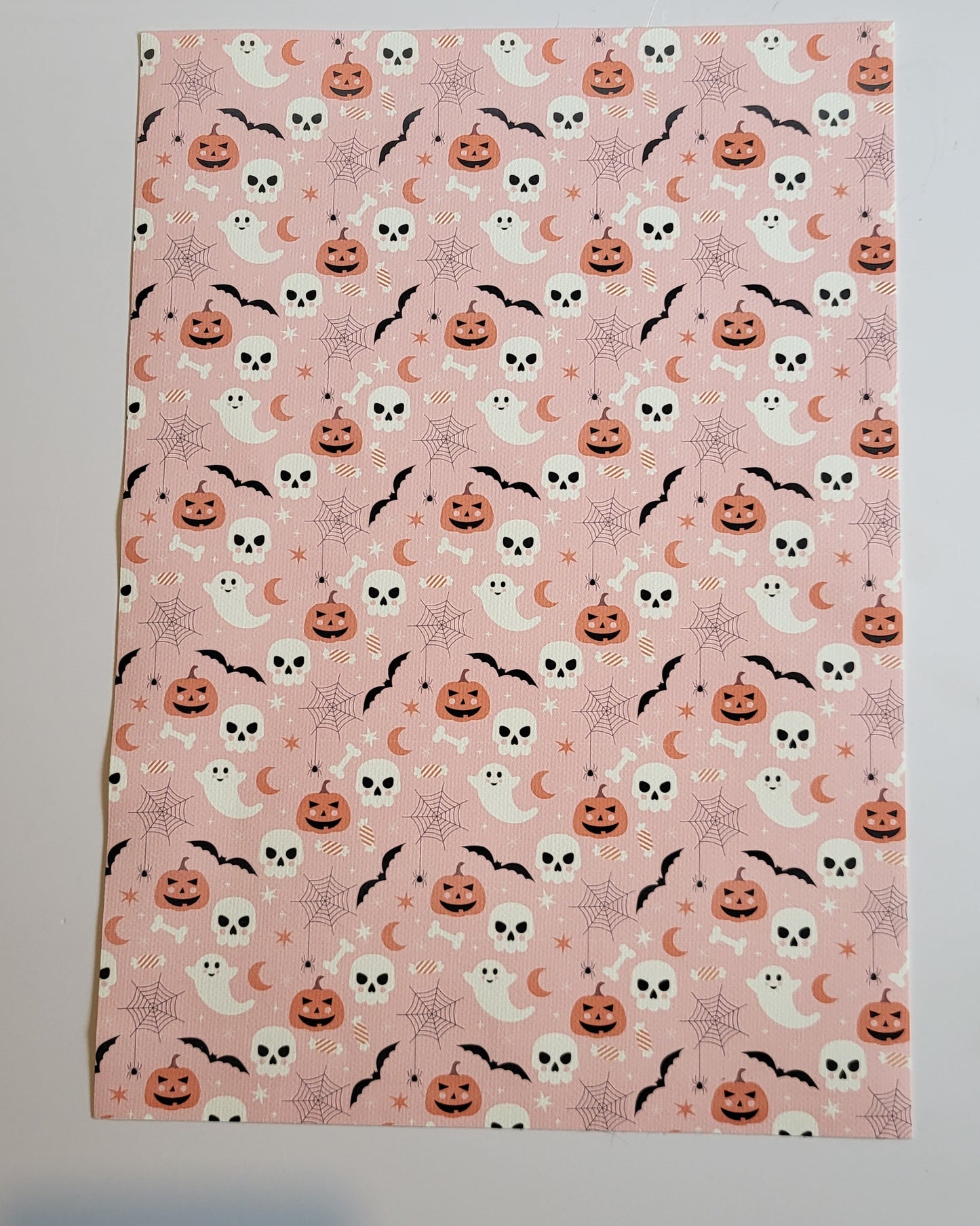 Halloween Print Bow Fabric β A4 Sheet ππ»π