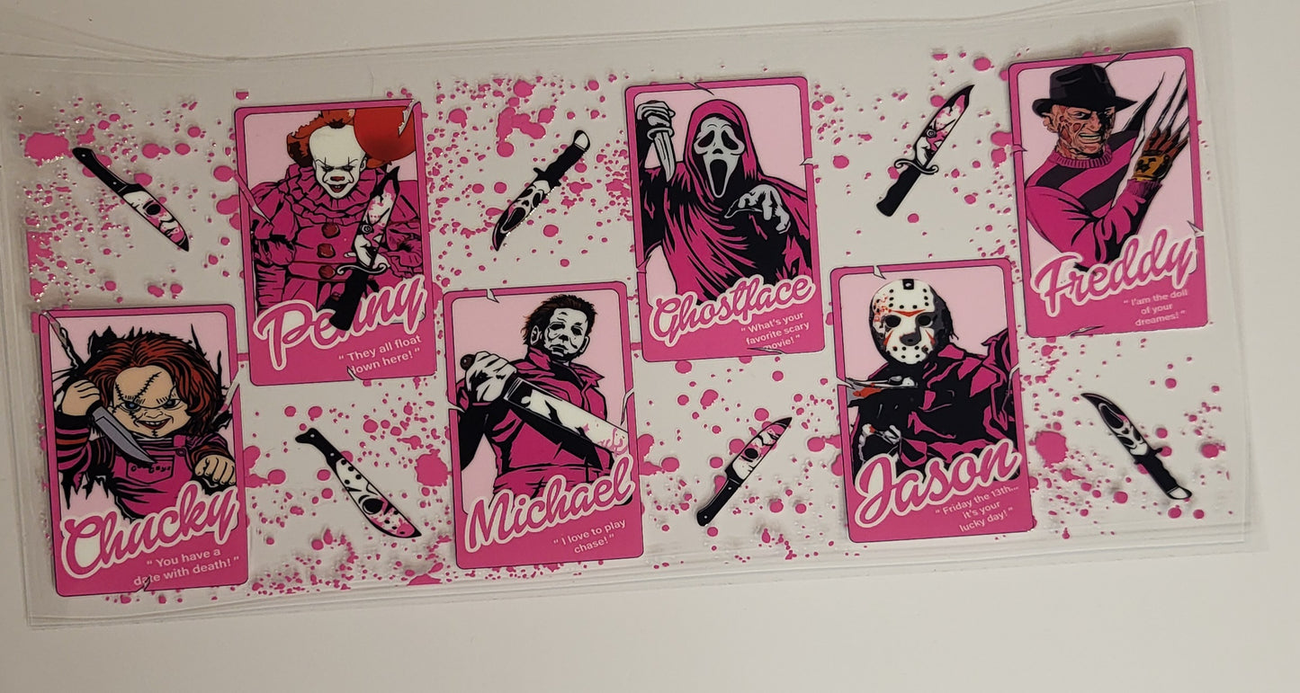 Barbie Style Horror Characters Wrap ššŖš»