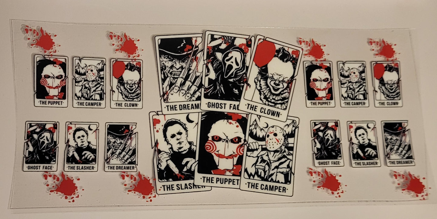 Horror Characters Card Wrap ππͺπ»
