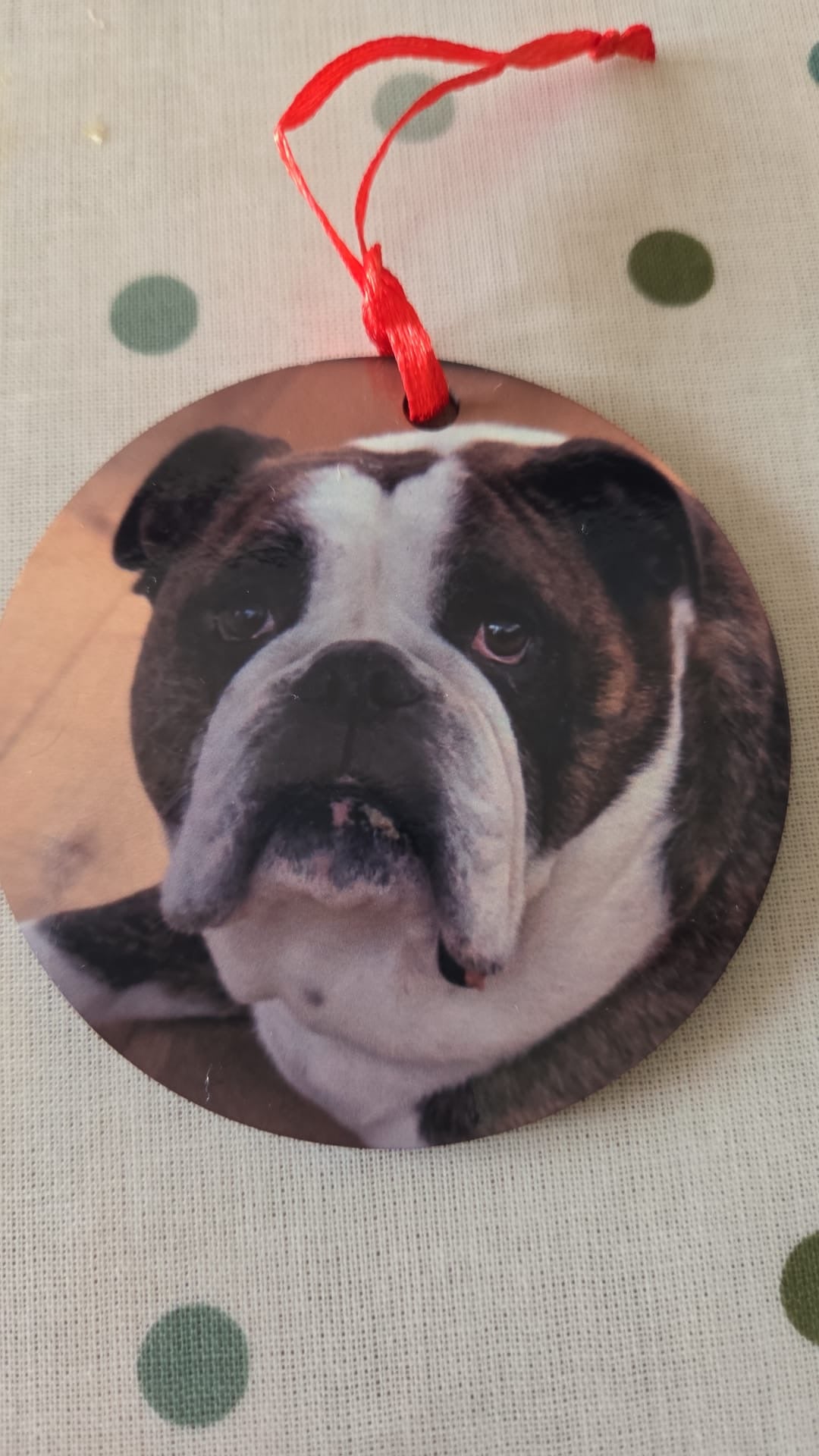 Custom Double-sided Round Bauble