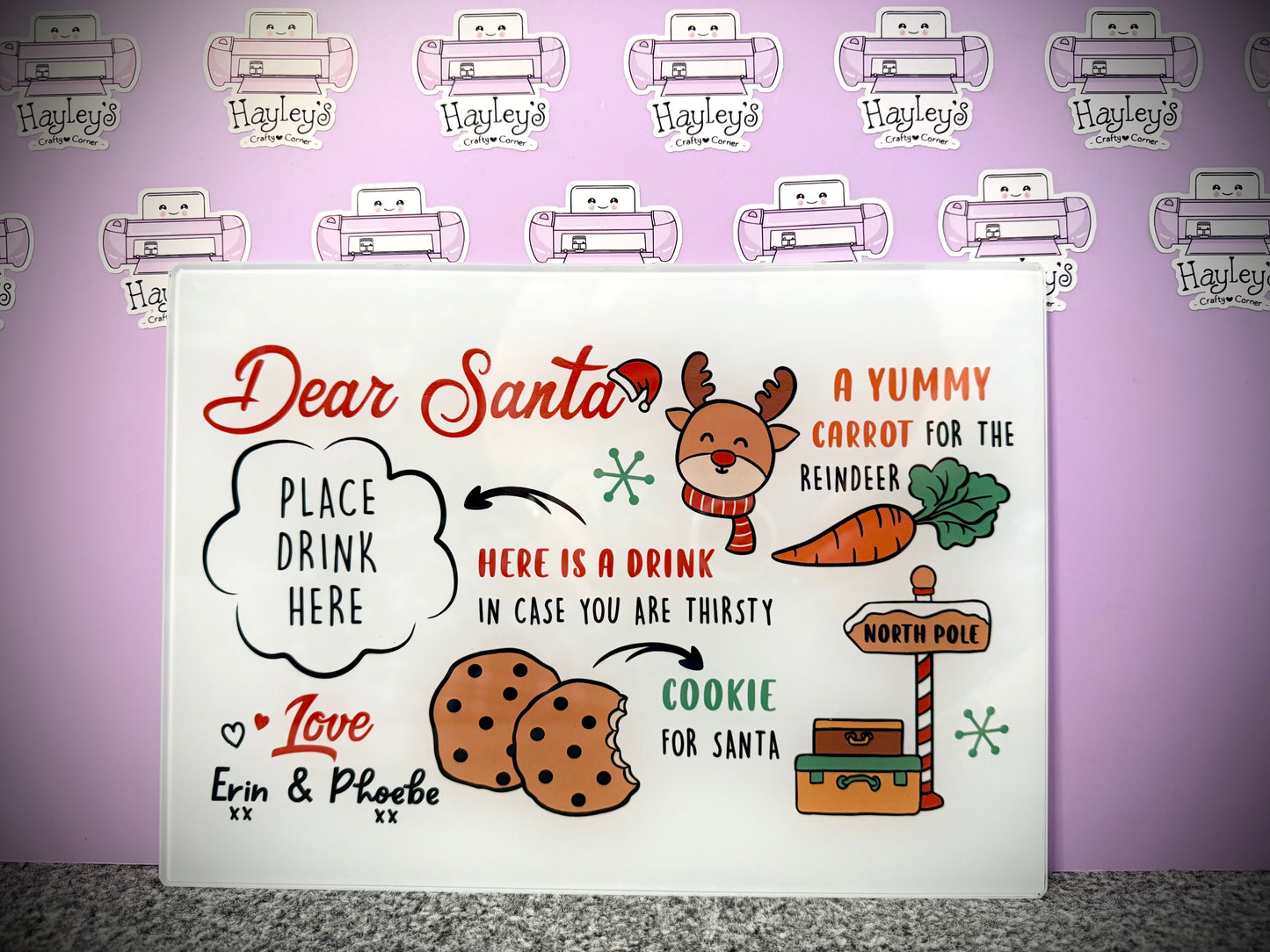 Santa treat tray