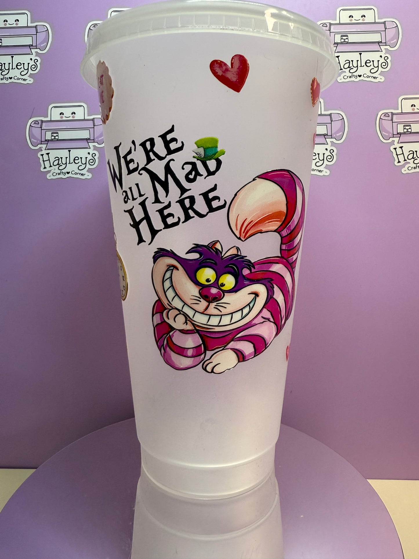 Cheshire Cat "We're all mad here" - 24oz