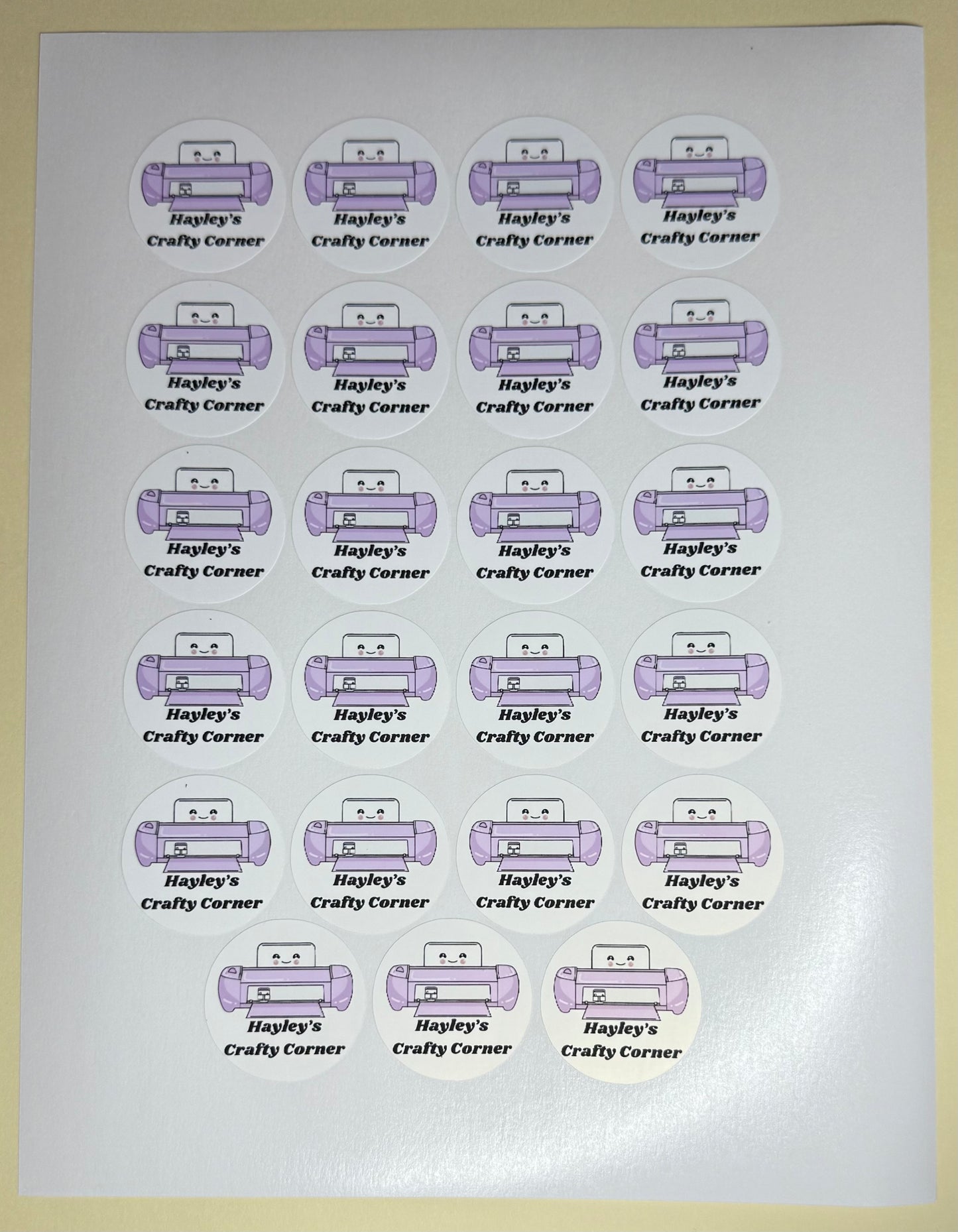 Personalised Business Stickers