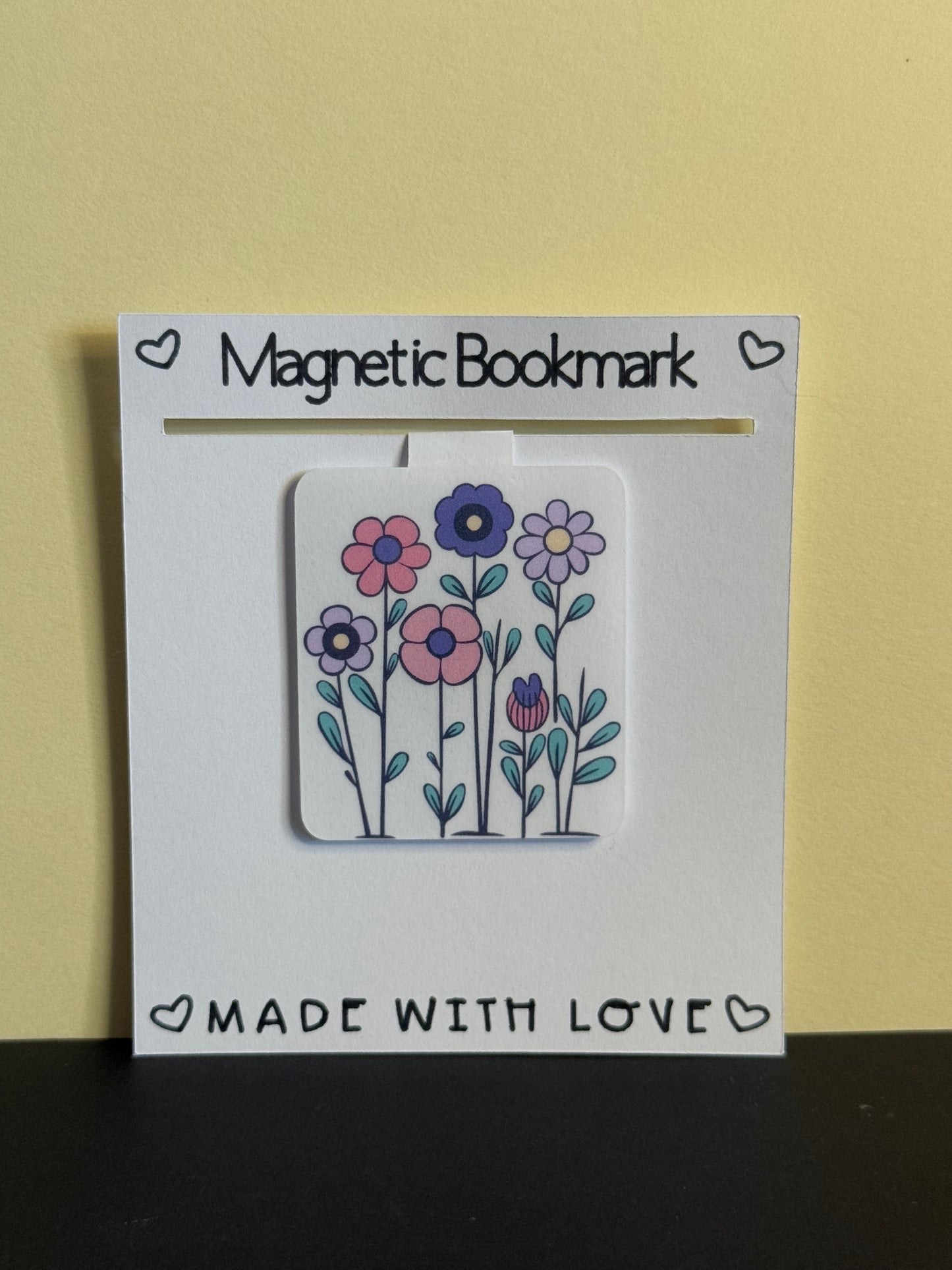 Magnetic Bookmark | Handmade Floral Page Marker for Books & Journals