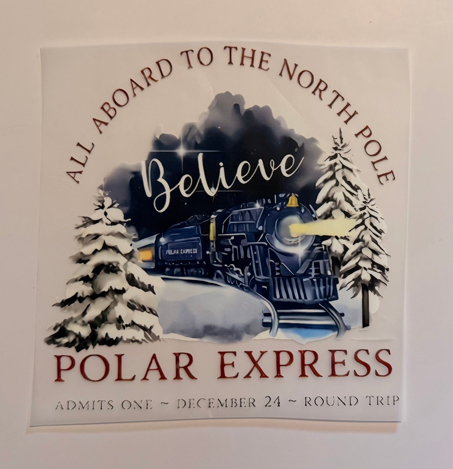 πβ¨ Polar Express Believe β Christmas Train Design πβοΈ