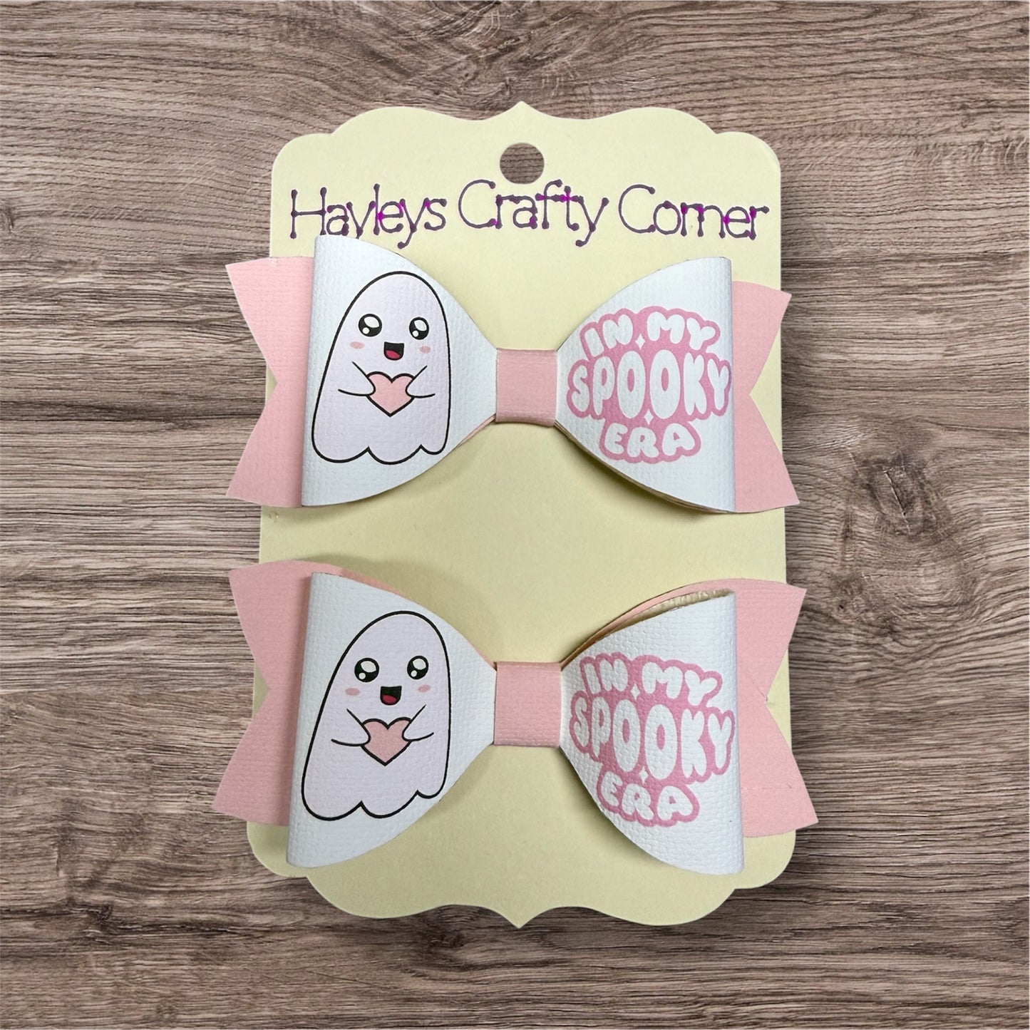 In My Spooky Era Hair Bows (Set of 2)