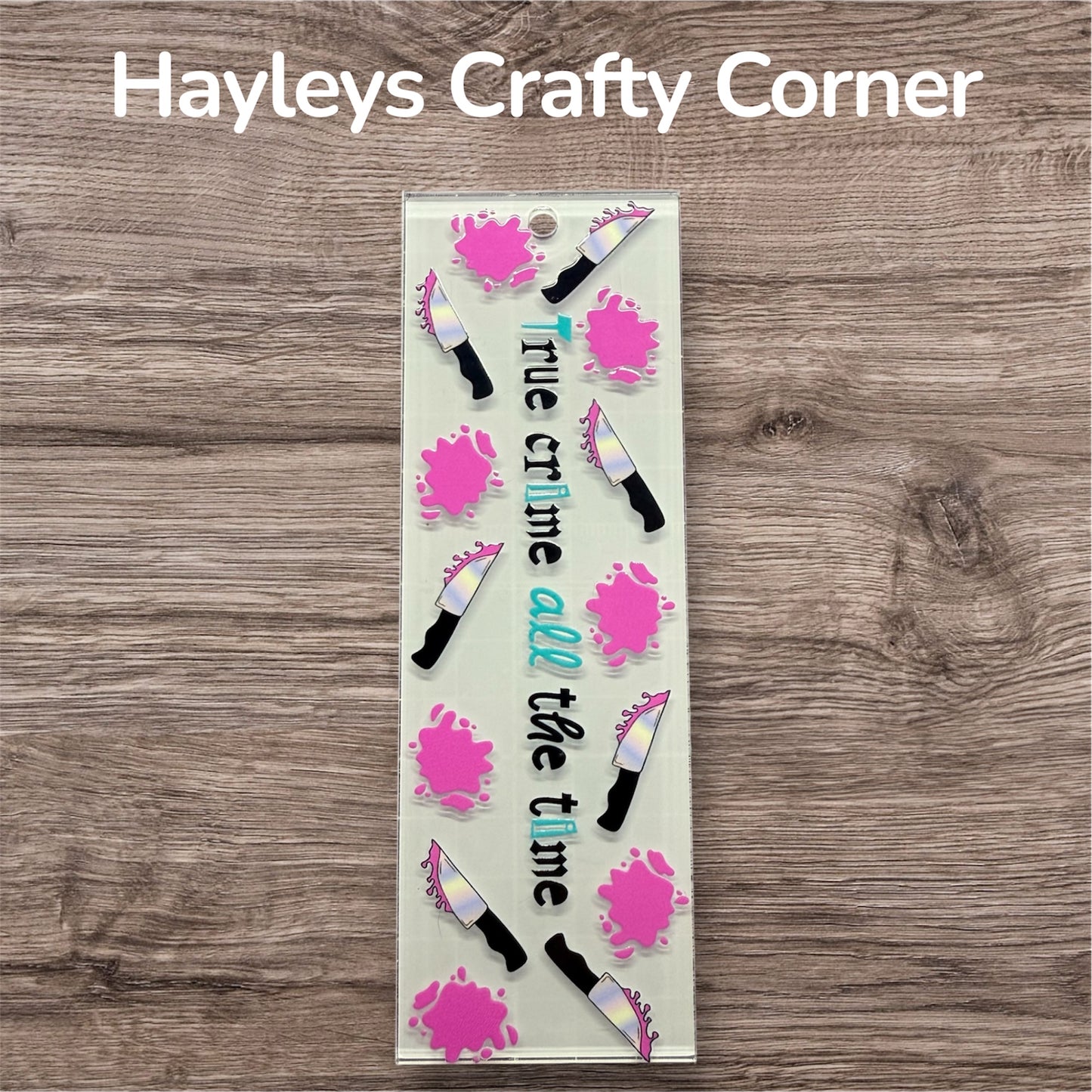 True Crime Bookmark