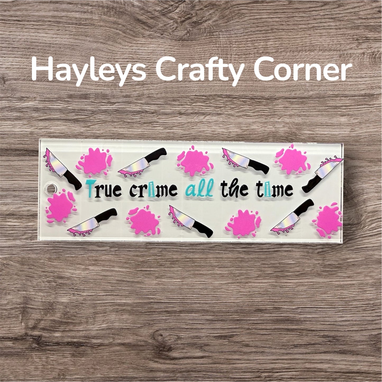 True Crime Bookmark