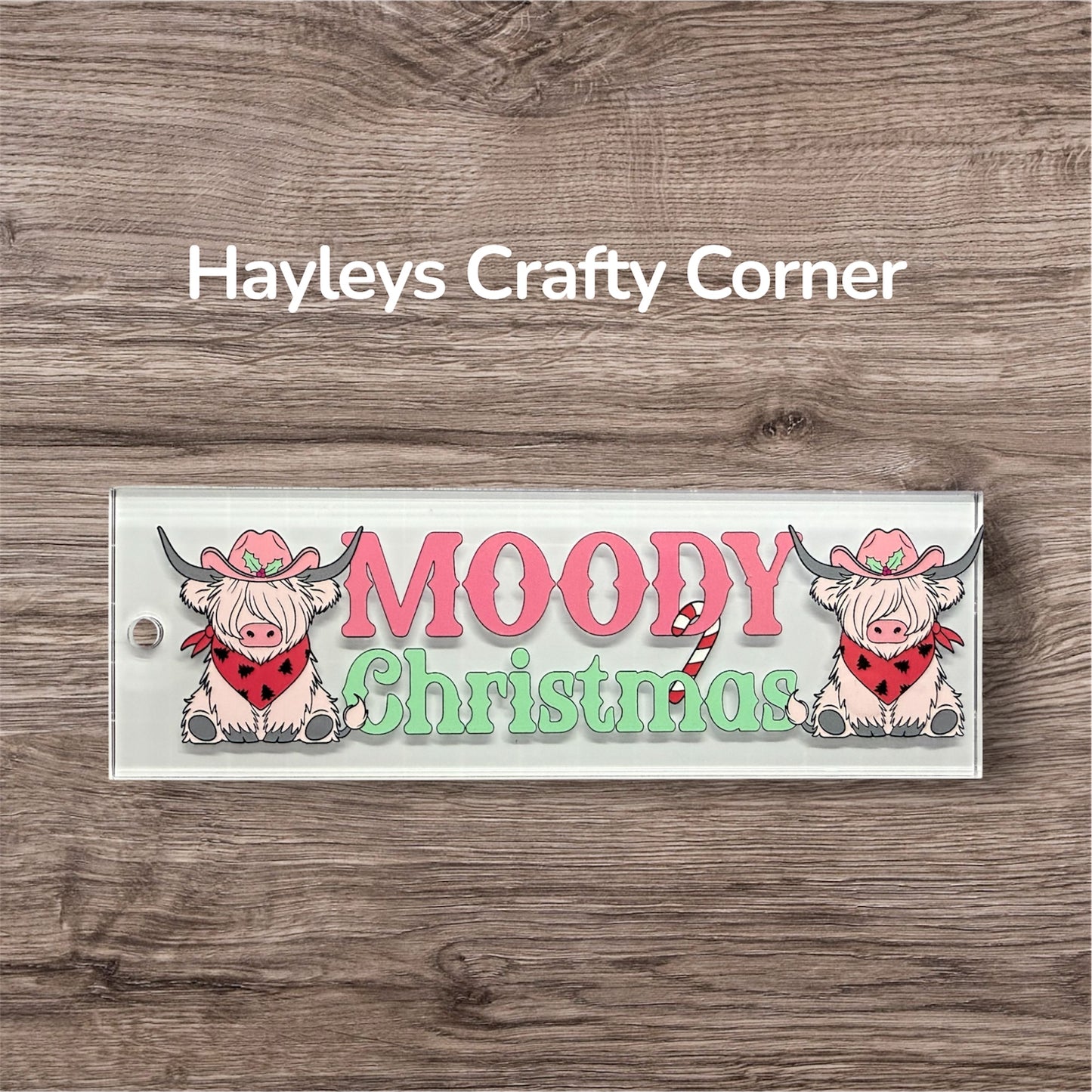 Moody Christmas Bookmark