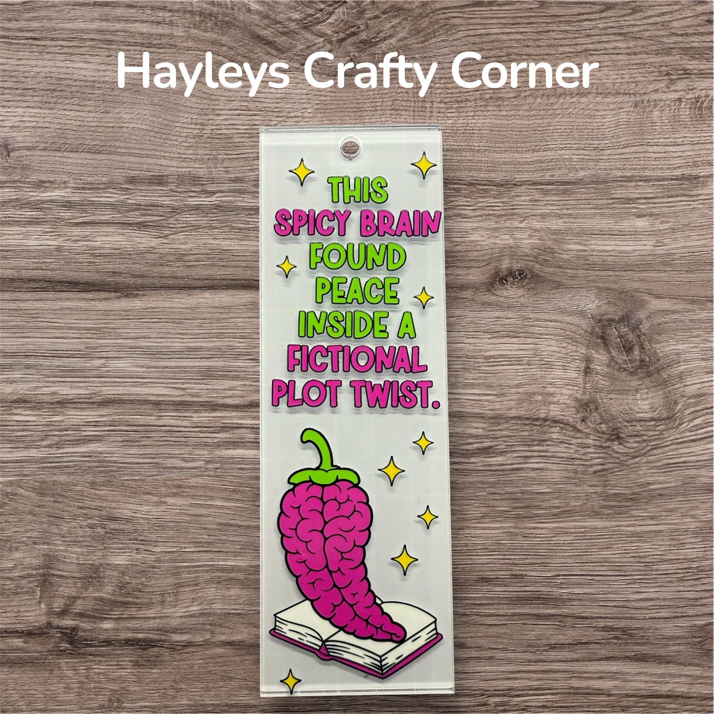 Spicy Brain Bookmark