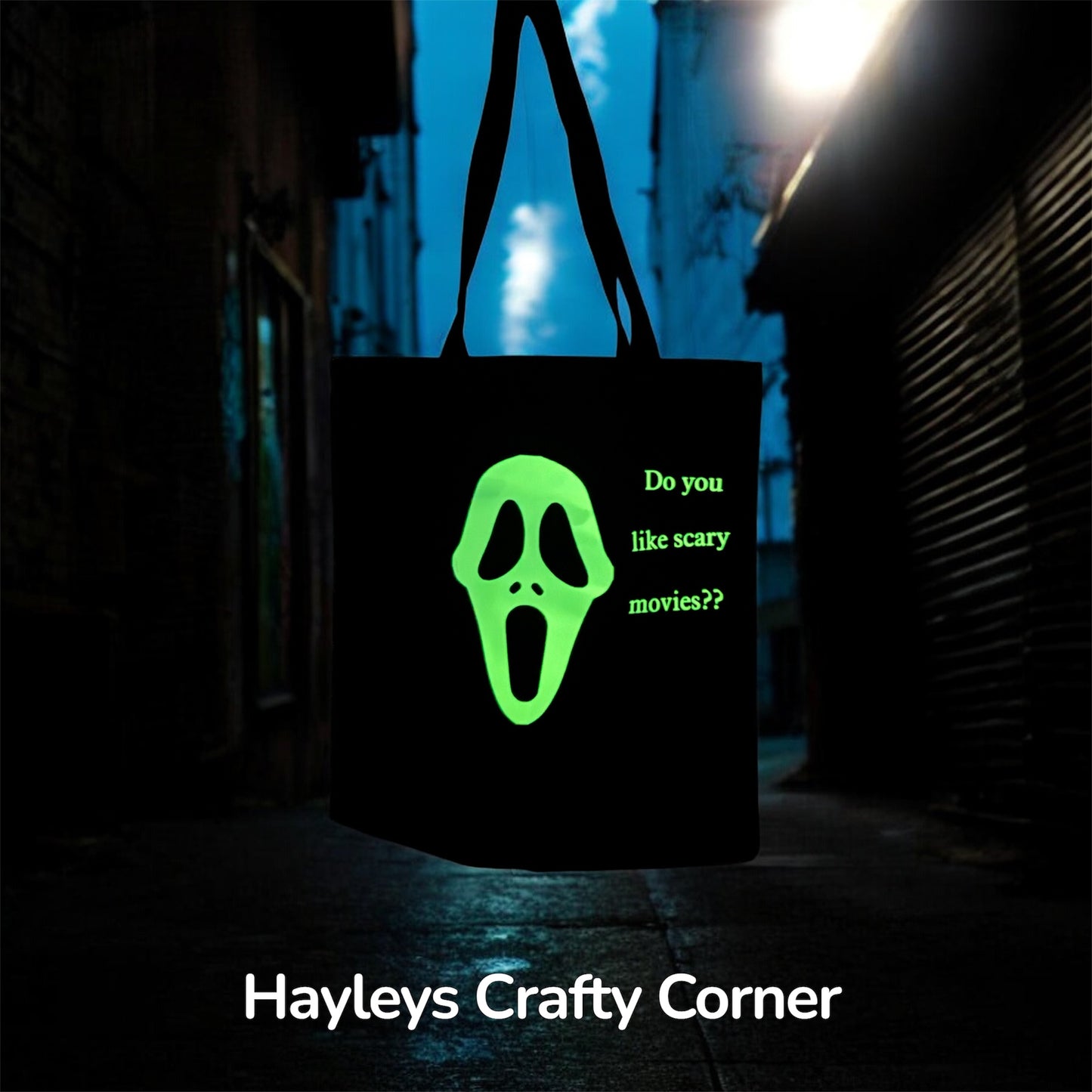 Ghostface - Glow In The Dark Horror Tote Bag