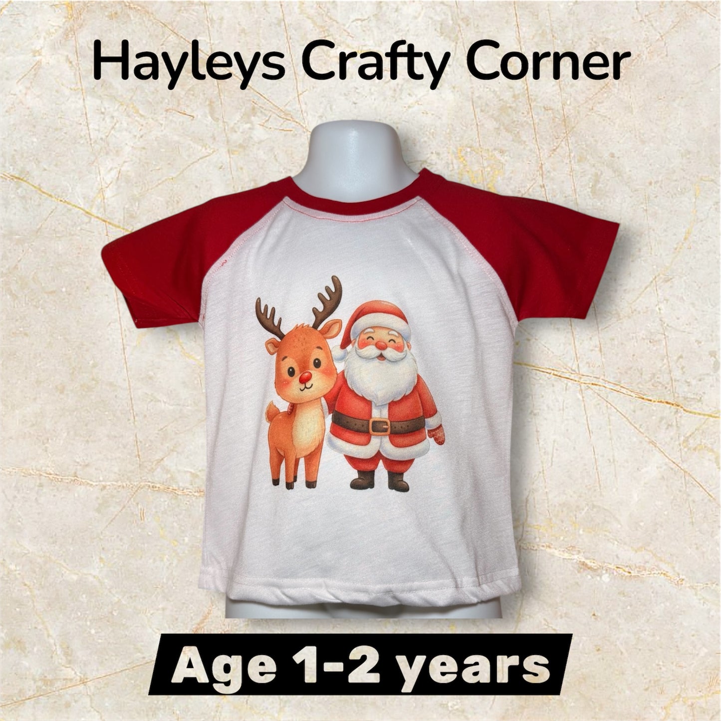π
Santa & Reindeer Design π¦ (Age 1β2 Years)