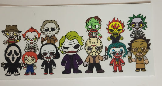 Cartoon Character Horror Wrap 🎃👻🩸