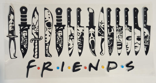 Friends Style Horror Characters Wrap 🩸👻📺
