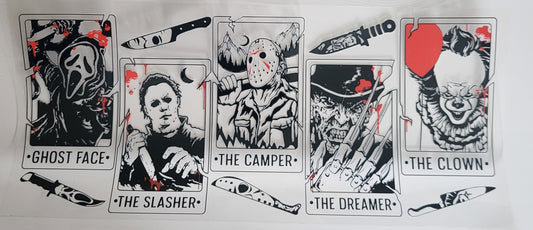 Horror Character Card Wrap 🩸🃏👻