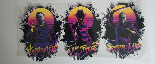 Jason, Michael & Freddy Sunset Wrap 🌅🔪👻