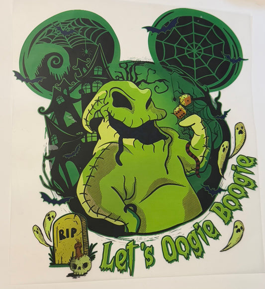 Oogie Boogie Halloween DTF Heat Transfer 🎲👻