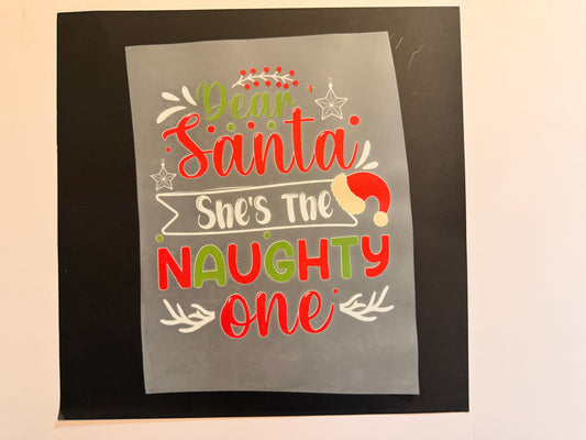 🎄😈 Dear Santa She’s the Naughty One 🎅✨