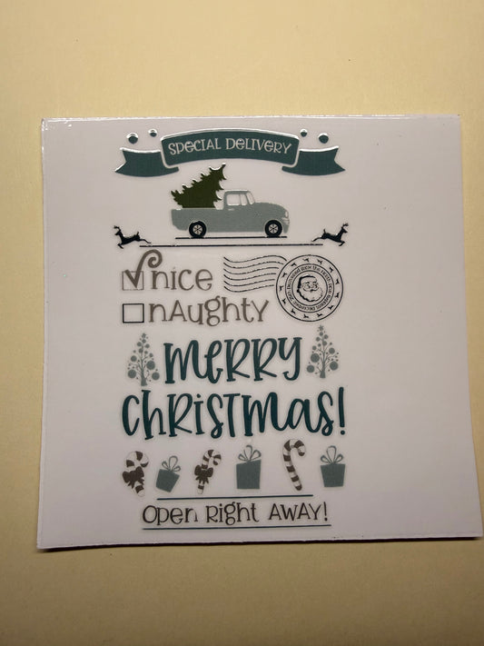 🚚🎄 Special Delivery Merry Christmas – Holiday Truck & Gifts Design 🎅✨