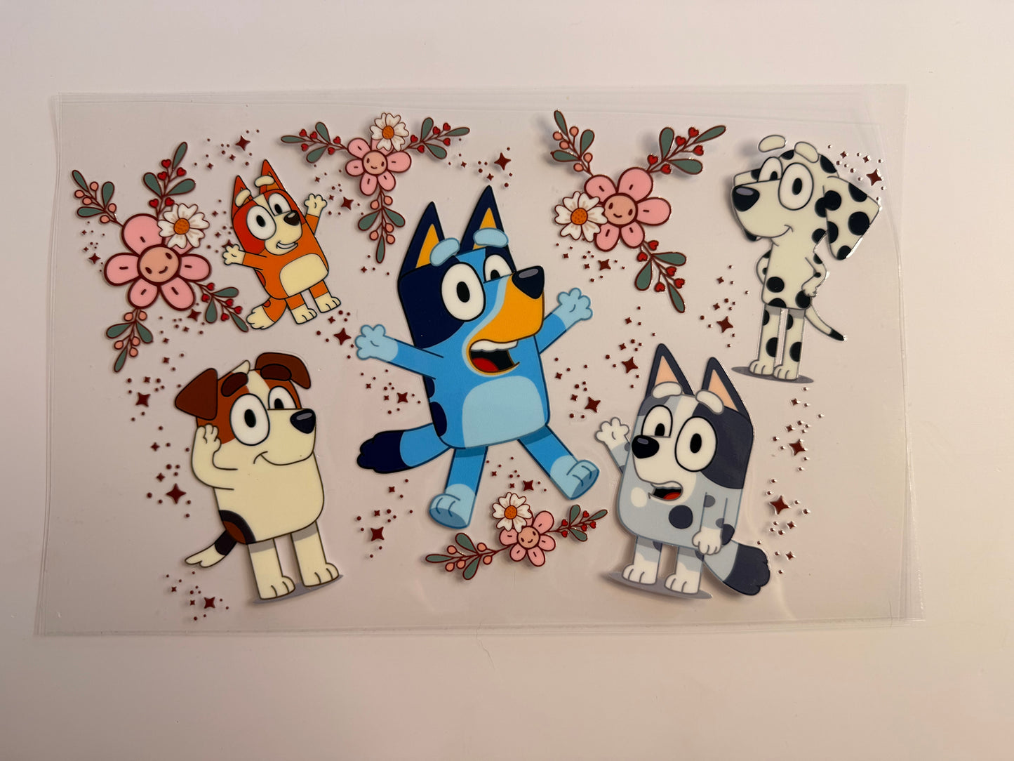 Bluey Friends 24oz Cold Cup Wrap – UVDTF