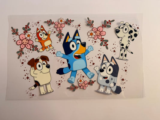 Bluey Friends 24oz Cold Cup Wrap – UVDTF