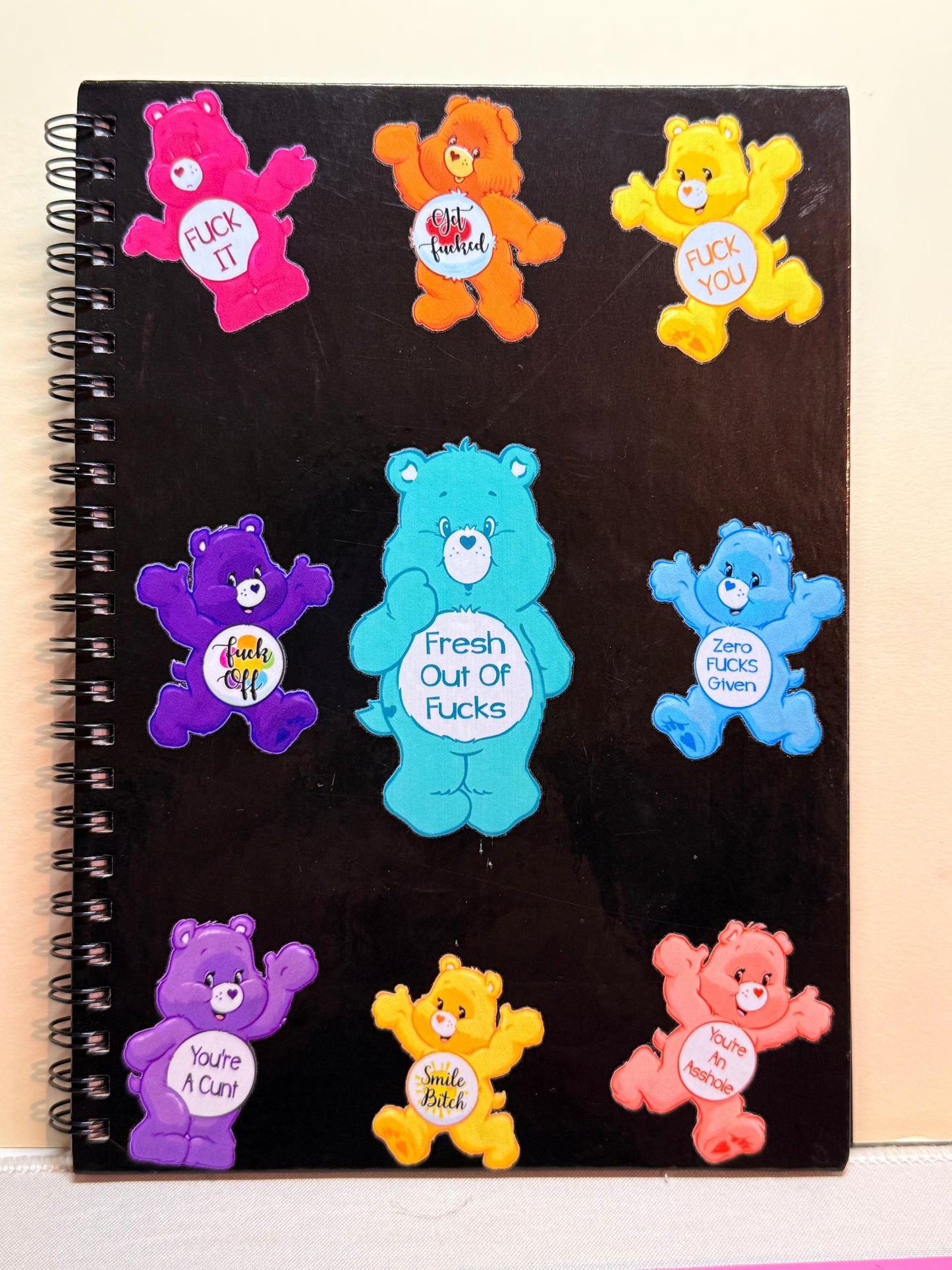 💥 Imperfect – Swear Bear Notebook (Scratched Cover) 💥