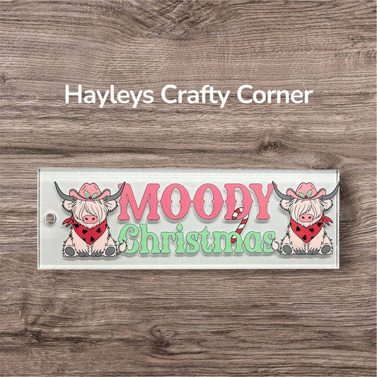 Moody Christmas Bookmark