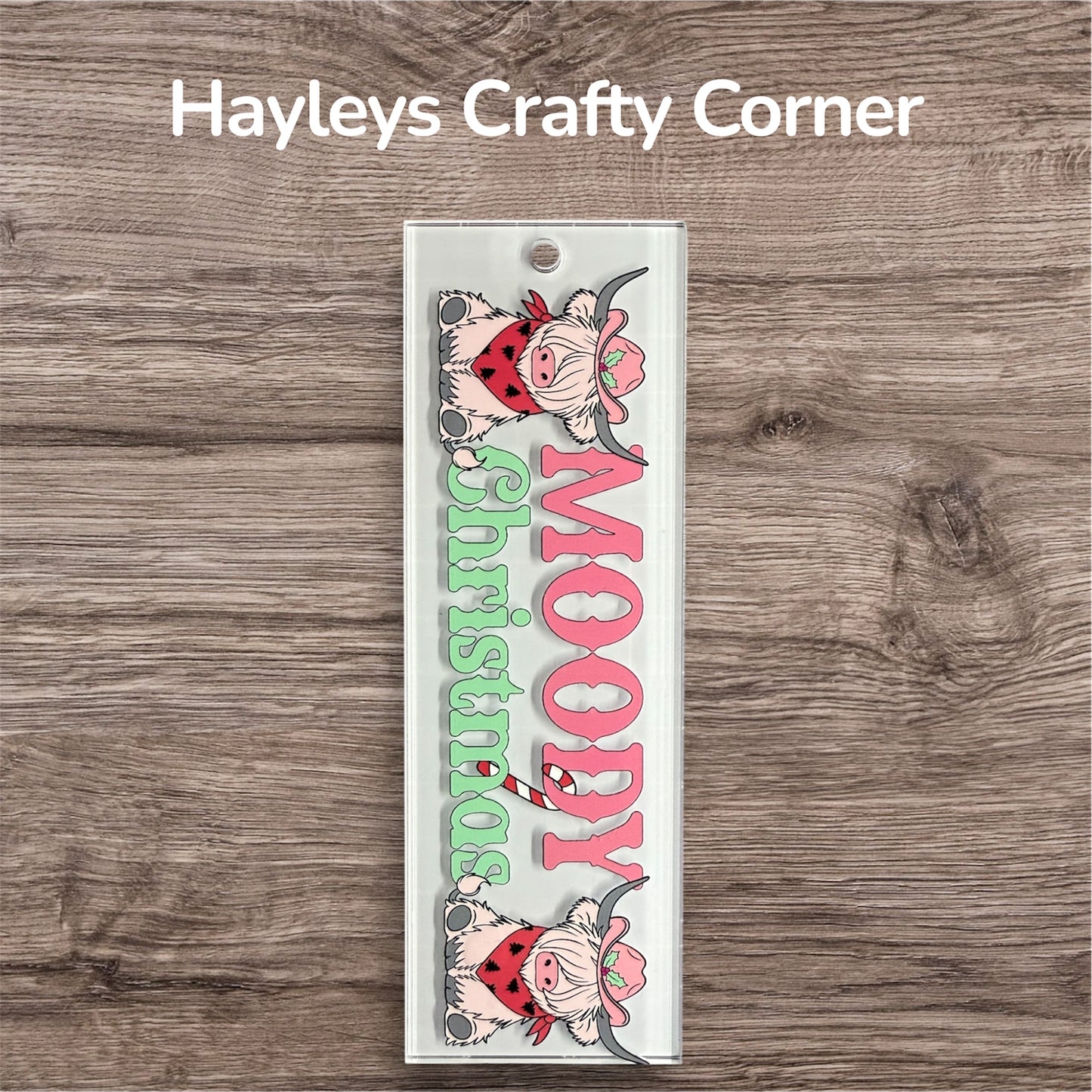 Moody Christmas Bookmark
