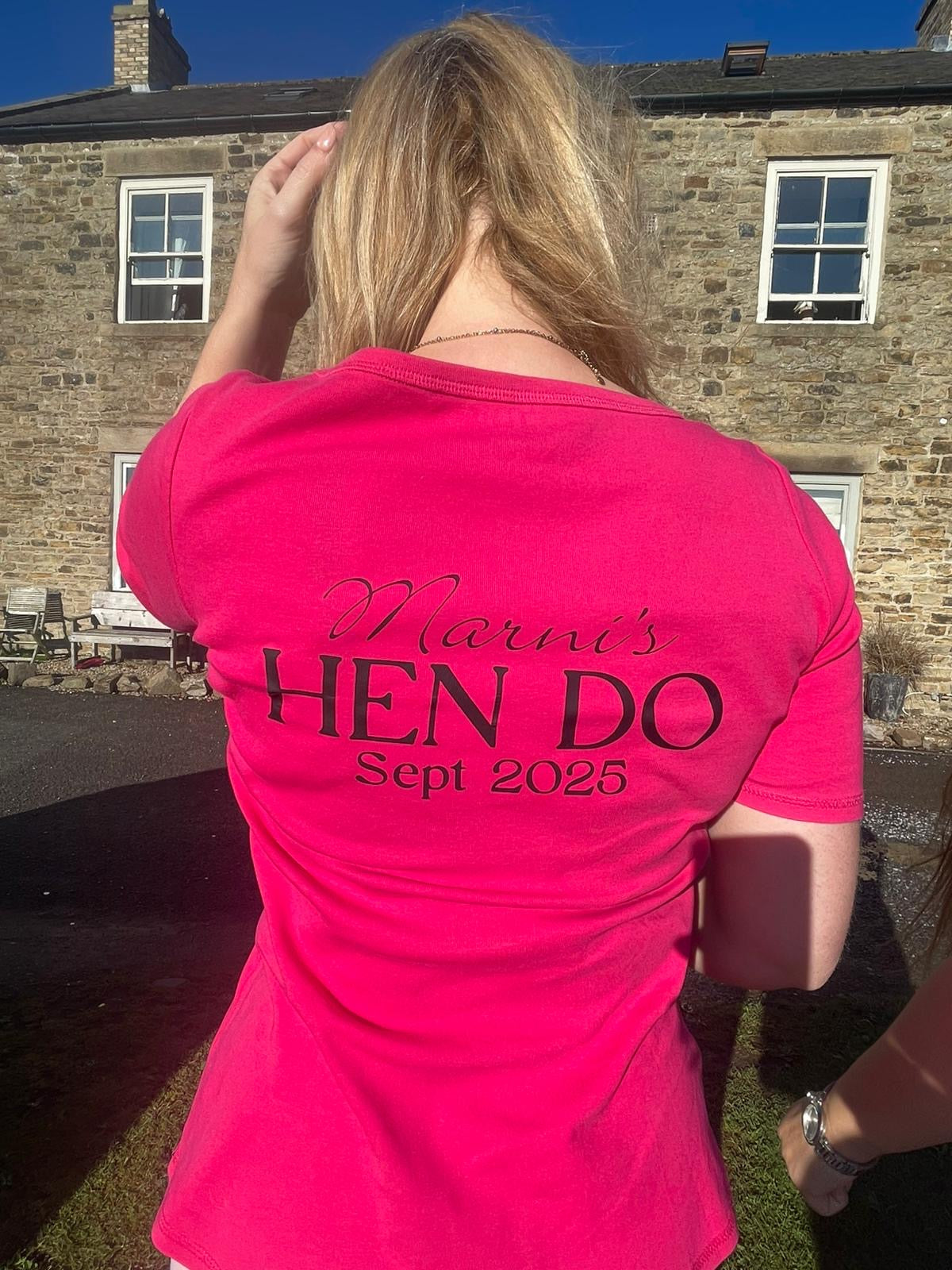 Personalised Hen Do - DIY Iron-on Vinyl