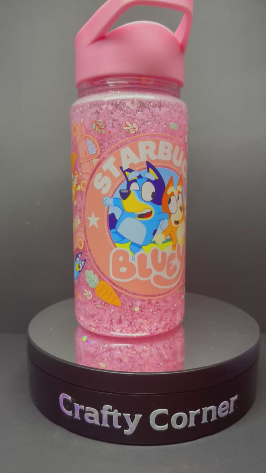 Bluey Kids 12oz Snow Globe Tumbler