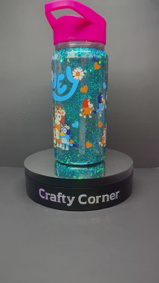 Bluey Kids 12oz Snow Globe Tumbler