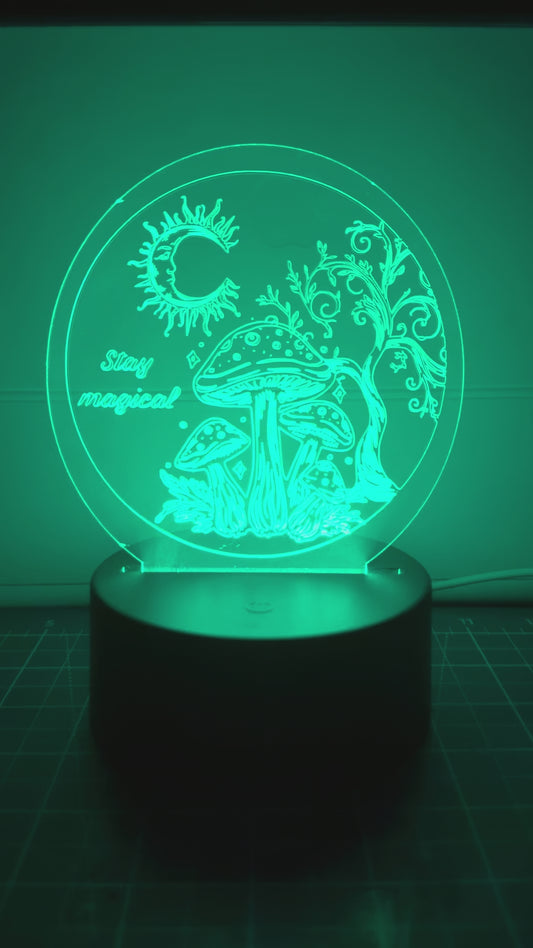 ✨ Engraved “Stay Magical” LED Light Box ✨